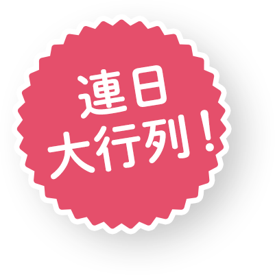 連日大行列